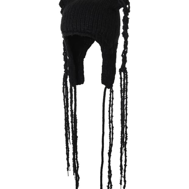 Lecyto Dreadlocks Earflap Beanie 이어플립 비니
