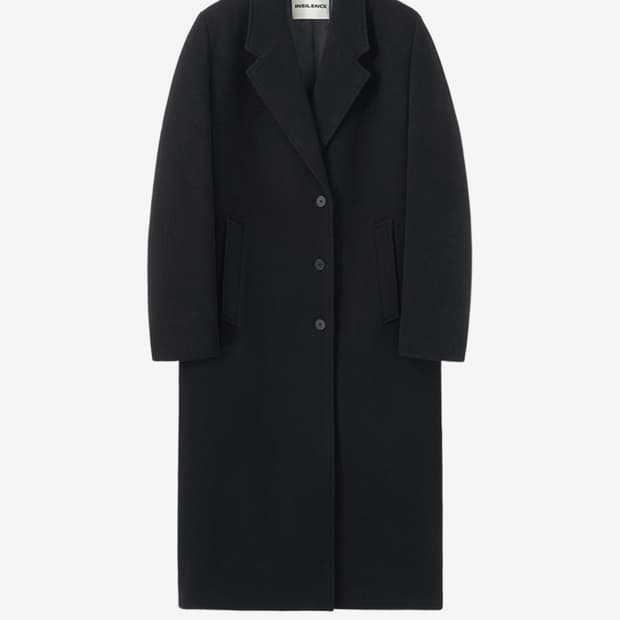 인사일런스 우먼 클래식 맥시 코트 BLACK S (새상품)