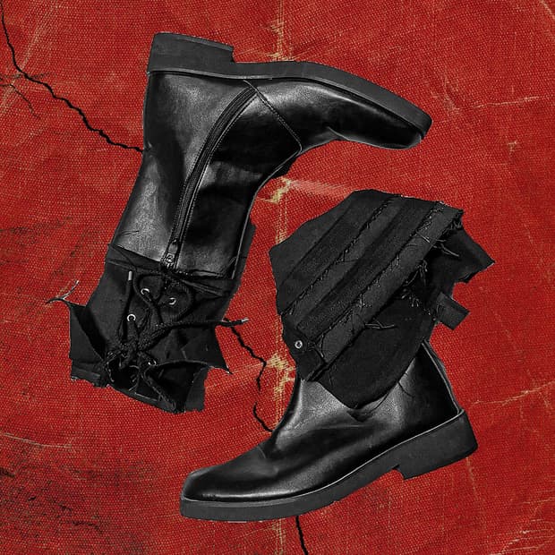 Alfredo bannister 알프레도 바니스터 헤비 레이어드 롱 부츠