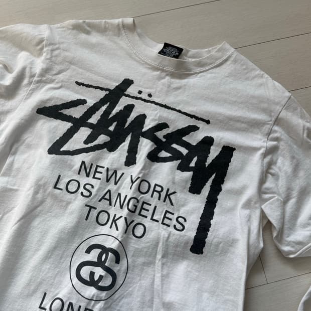 스투시 긴팔 롱슬리브 긴소매 티셔츠 S 급처