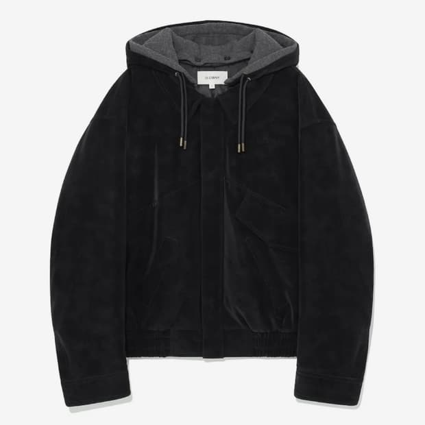 글로니 어반 스웨이드 점퍼 블랙m