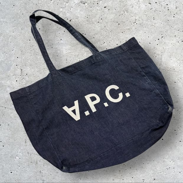 A.P.C. 데님 토트백