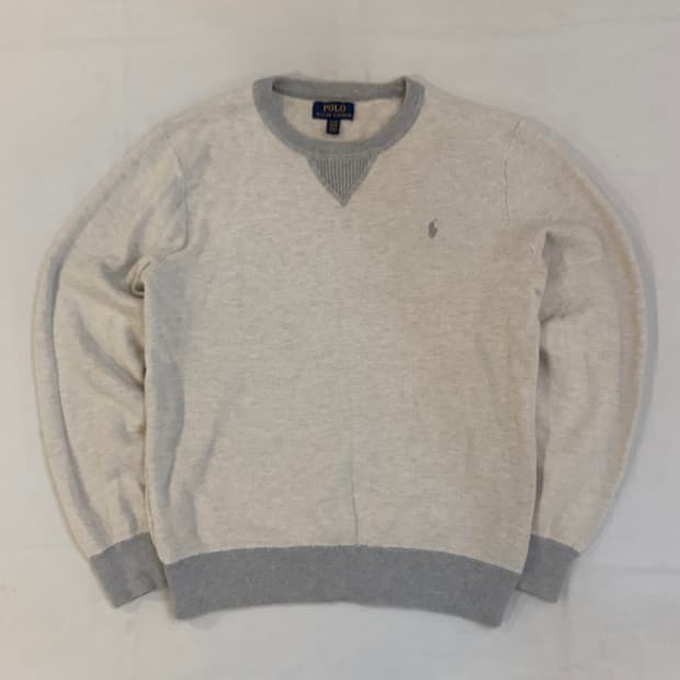 폴로 랄프로렌 리버스 맨투맨 스웻셔츠 그레이