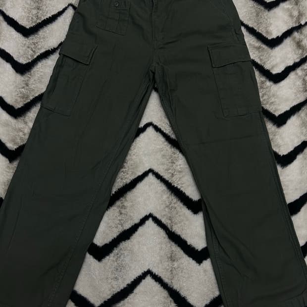 [34]무신사스탠다드 브리티쉬 아미 카고 팬츠/카키