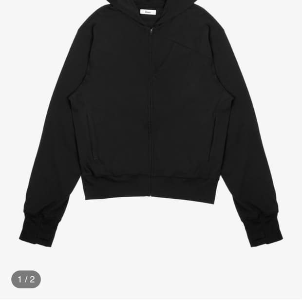 asien Layer Zip Hoodie Black 1사이즈