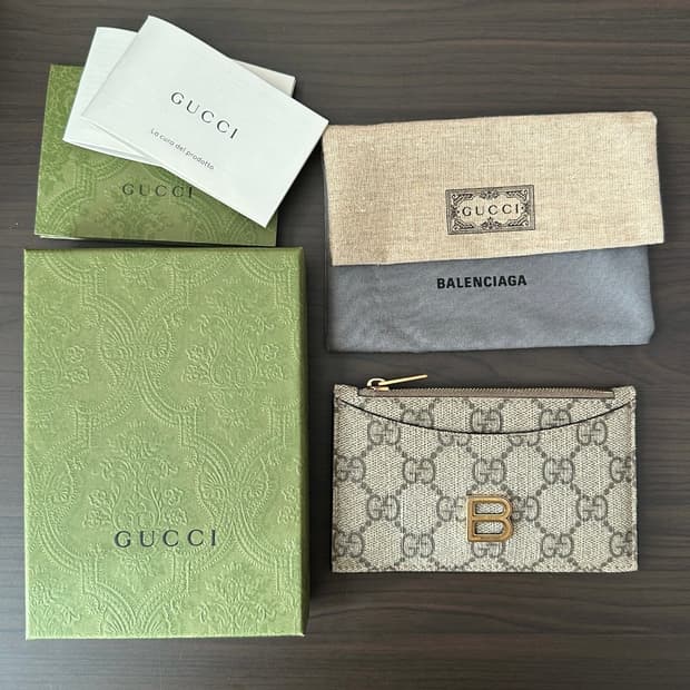 풀박)구찌X발렌시아가 해커프로젝트 카드지갑