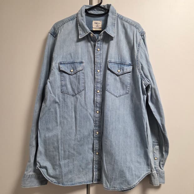Gap 갭 웨스턴 데님 셔츠 L(100)