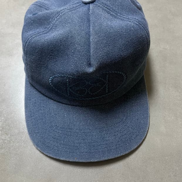 Kijun 기준 logo camp cap blue 캠프캡