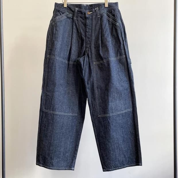 [L] 하버색 더블니 페인터 팬츠 인디고