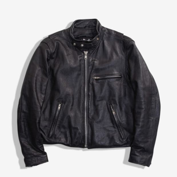 T-1952 ulcolow cow hide cafe racer 