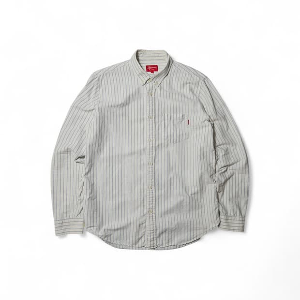 슈프림 스트라이프 셔츠 L