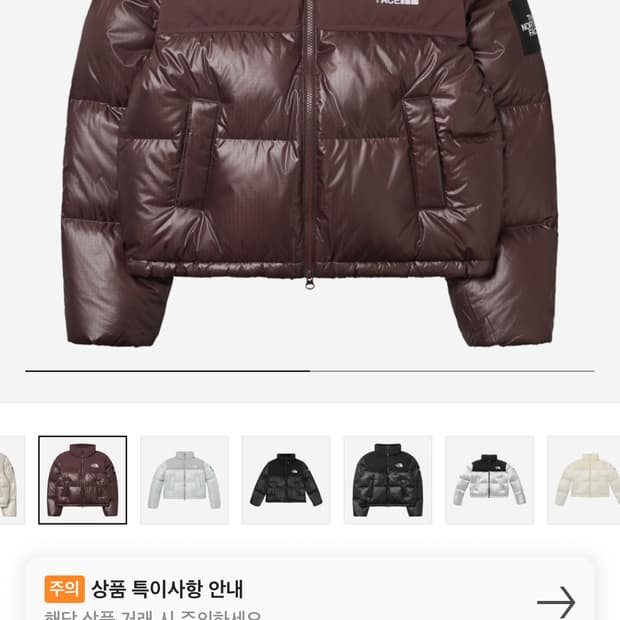노스페이스 눕시 코코아브라운 M