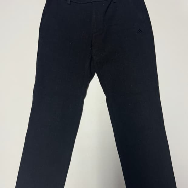 아디다스 골프 기능성 골프 기모 바지 차콜 33인치