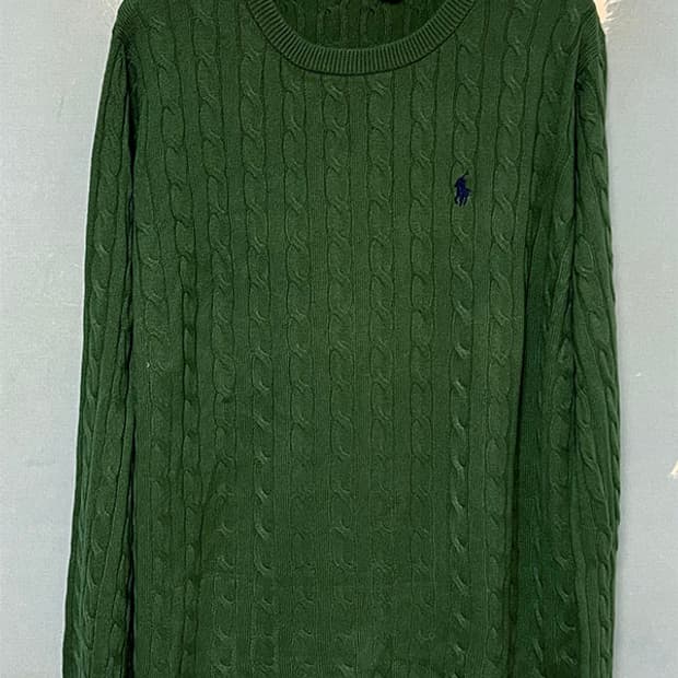 POLO 폴로 남자 케이블니트 추동 XL 105