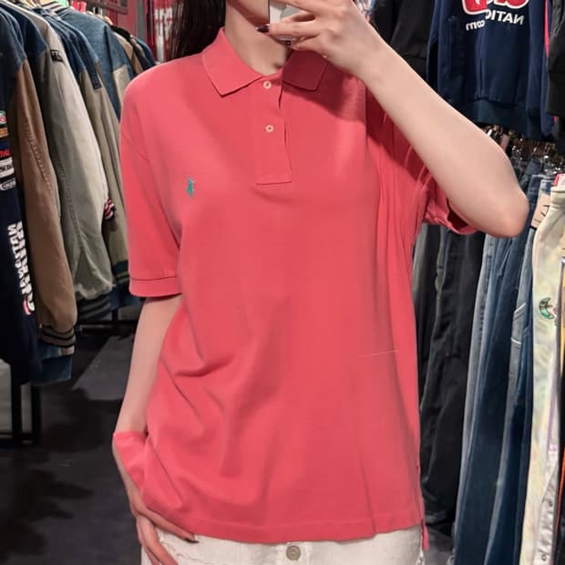 [IM]폴로랄프로렌 반팔 피케 셔츠 핑크