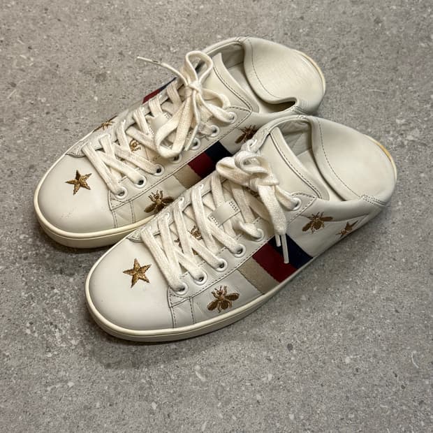 구찌 에이스 스타&꿀벌 스니커즈 34.5