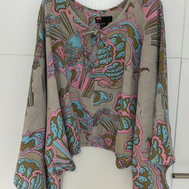 디젤 면100 블라우스 44-66 정품 