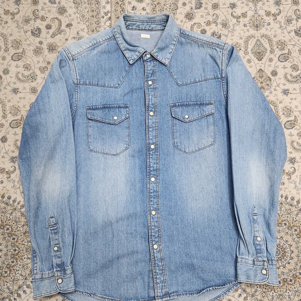 GU 웨스턴 데님 셔츠 L