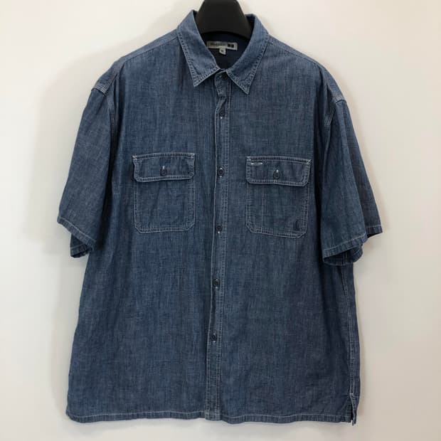 유니클로 JW앤더슨 샴브레이 반팔셔츠 XXL