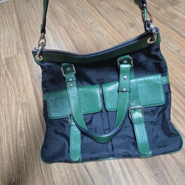 MCM 바이컬러 더블 포켓백 [정품]