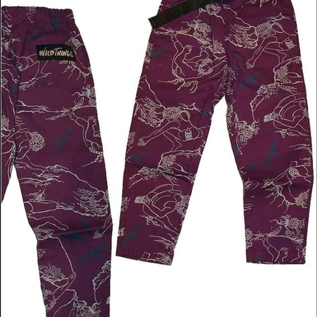 WILDTHINGS 와일드띵스 클라이머패턴 남녀공용 팬츠 s