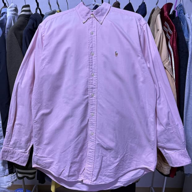 폴로 랄프로렌 핑크 옥스포드 셔츠 xl