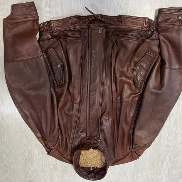 이태리 양가죽 빈티지 봄버 XL