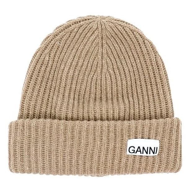 Ganni 가니 비니 베이지