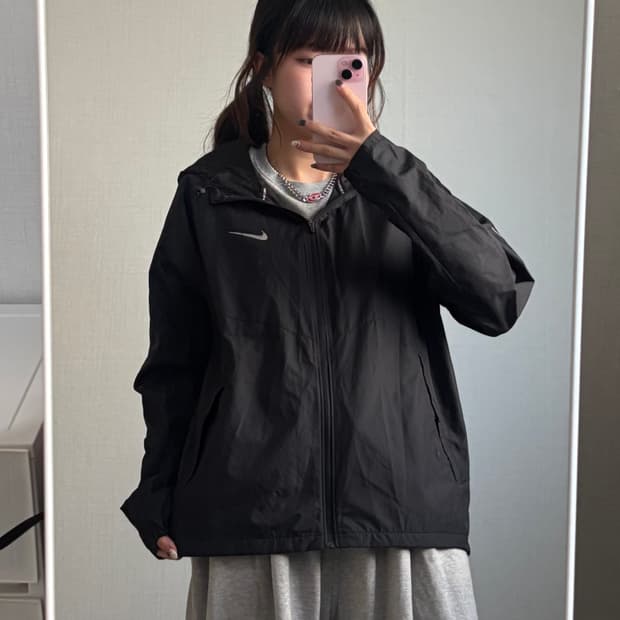 나이키 러닝 바람막이 L