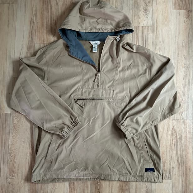 00s L.L Bean beige anorak 