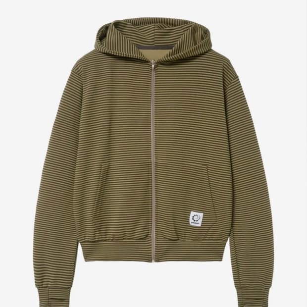 패러킷 후드집업 올리브