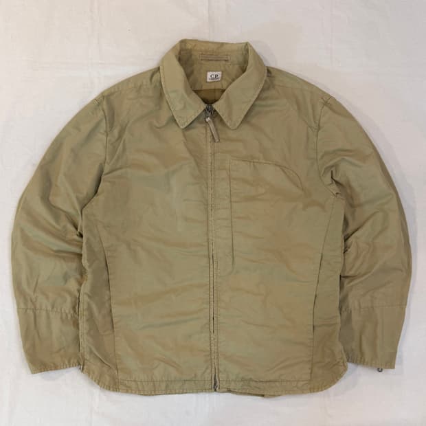 90s CP컴퍼니 아카이브 블루종 봄버 자켓 카키 브라운