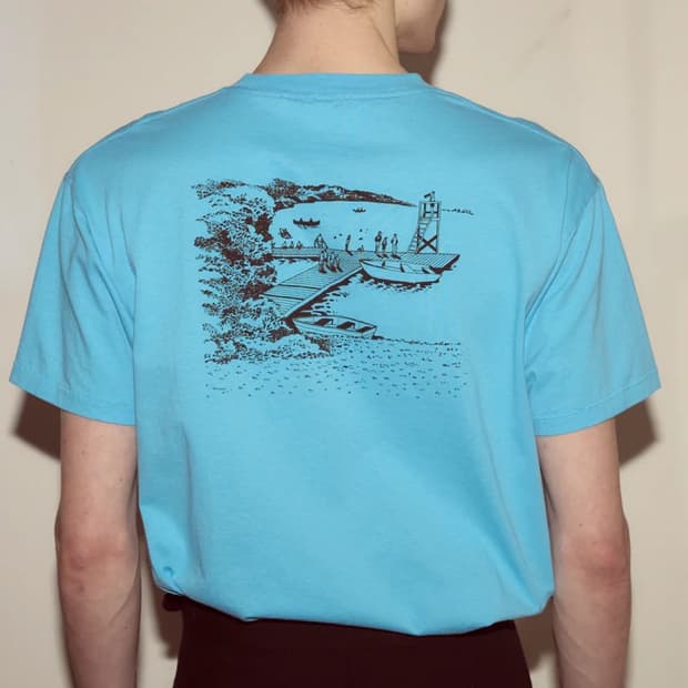 [S,L]보디 BODE Laketown 티셔츠/블루