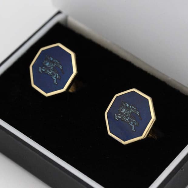 버버리 B+등급 남자 명품 커프스 빈티지