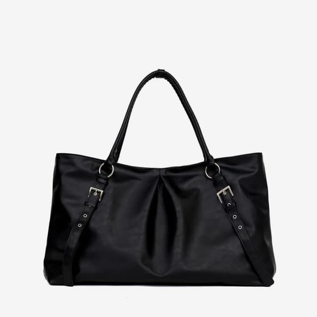 (새상품) 여밈 트라페즈 백 trapez bag (black)
