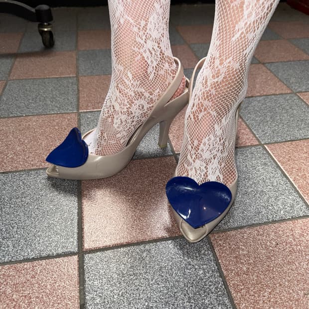 vivienne westwood X melissa blue heel