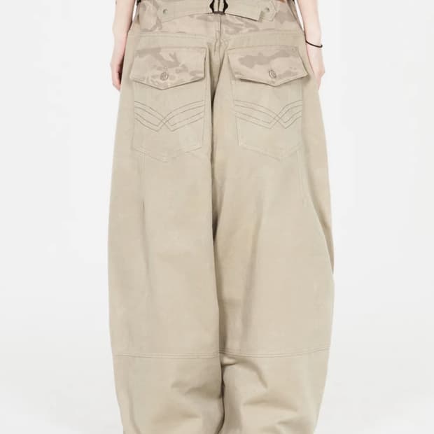 Idws 카모 ballon 팬츠. 1사이즈