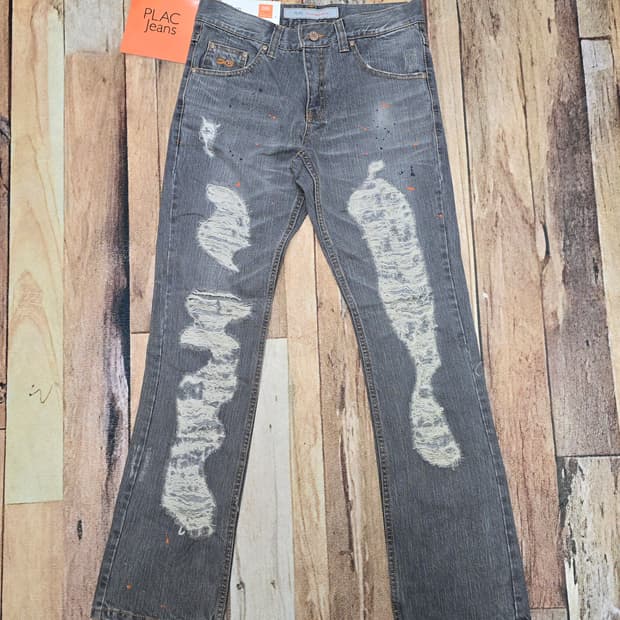 00s 데드스탁 플렉진 디스트레스드 크러쉬드, 페인틸 데님 33