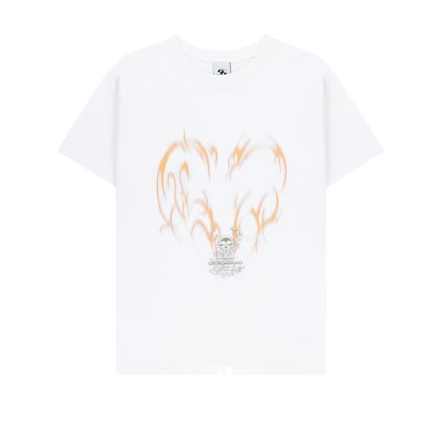 산산기어 반팔 PULSE OF REBIRTH T-SHIRT WHITE