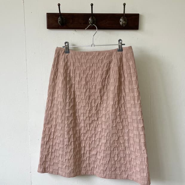 DANAPARIS 인디핑크 블럭 스커트