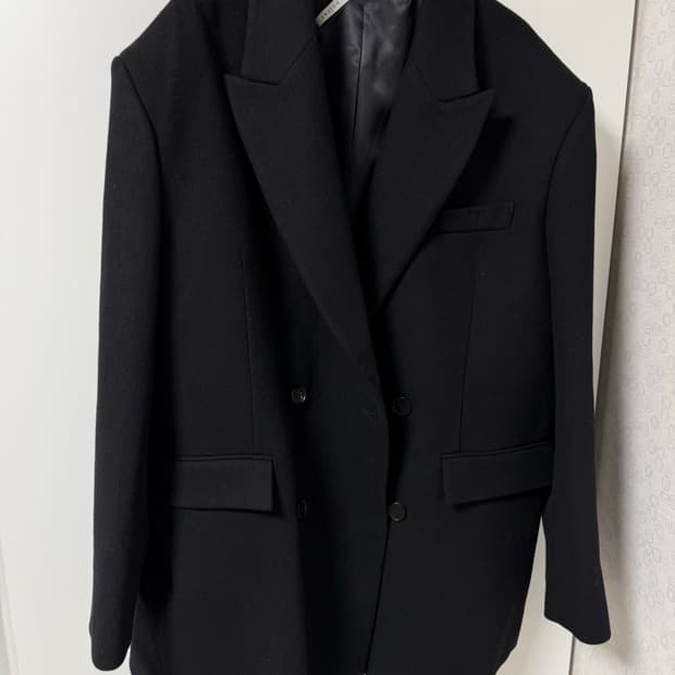 노이어 오버핏 더블 브레스티드 자켓