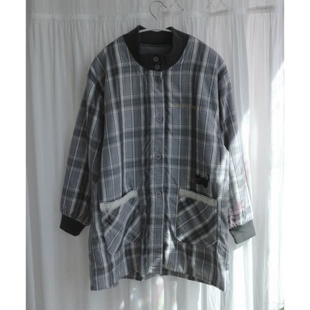 Cat garden check outwear