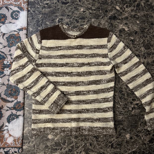 00s maison margiela stripe knit