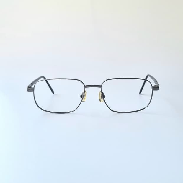데드스탁 클래식 스퀘어 메탈 안경테 1187