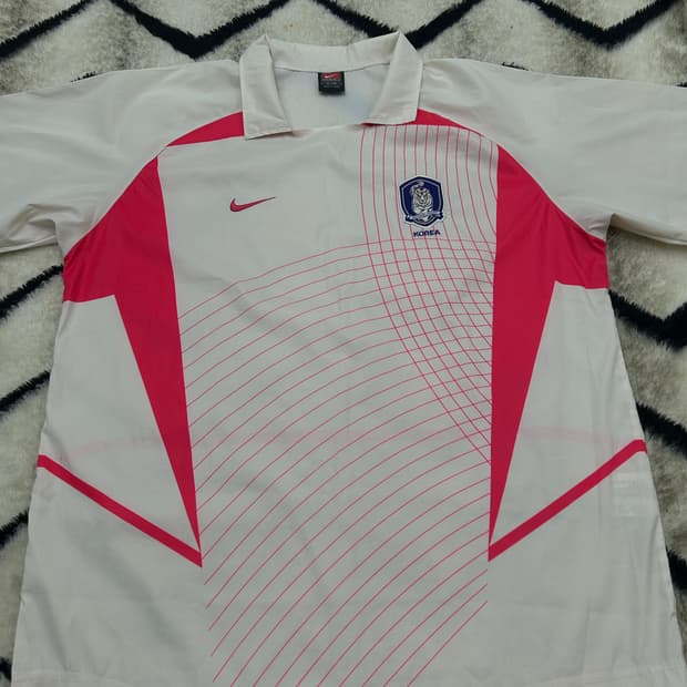 [XL]나이키 2002 월드컵 반팔/오염