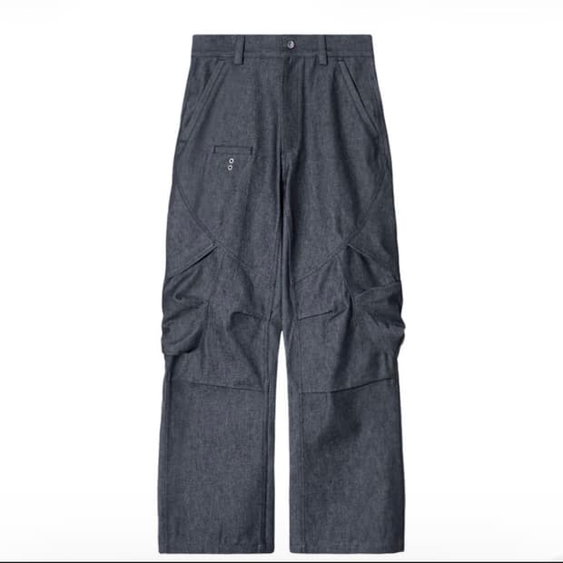 이그노타 코어 14 쉘 카고 팬츠 인디고 