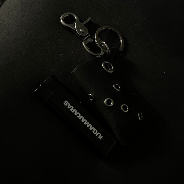 이우가마카라스 라이터 + 라이터 케이스 키링