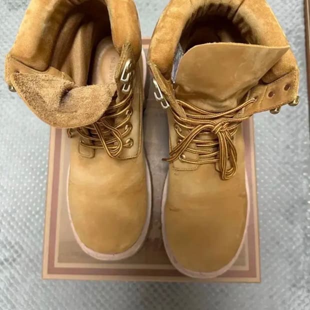 마이네임이즈피터 킨치 옐로우 부츠 280