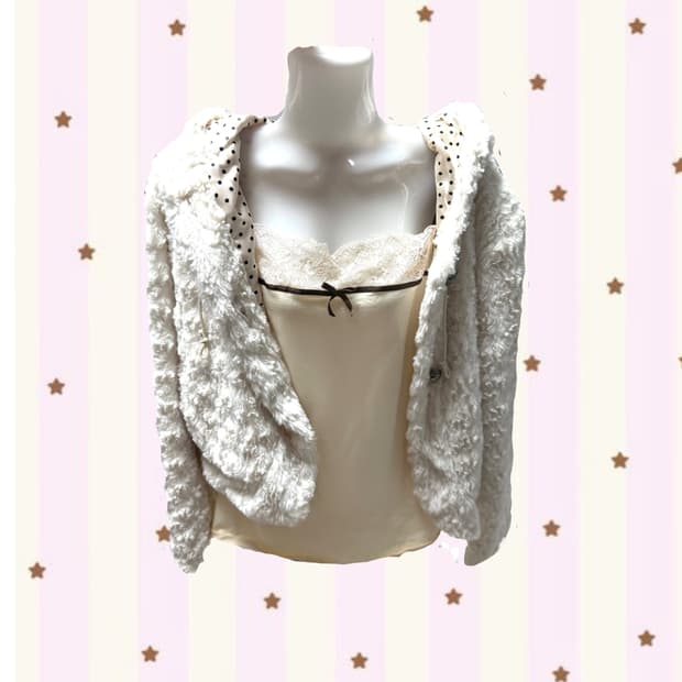 도트아우터+슬리브리스