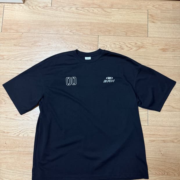 (1 size) 본투윈 오버핏 메쉬 티셔츠 블랙